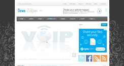 Desktop Screenshot of dewazildjian.com